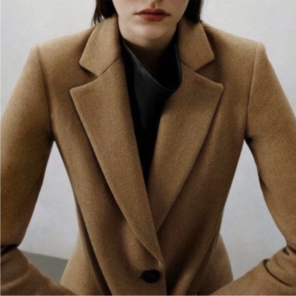 Zara Jackets & Blazers - ZARA Wool Blend Coat